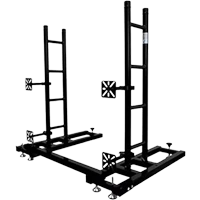LED video wall - 2 stand stage frame truss